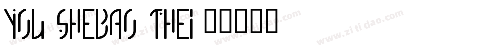 You Shebao Thei字体转换